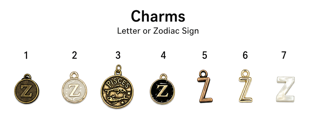 Choose Your Charm or Letter
